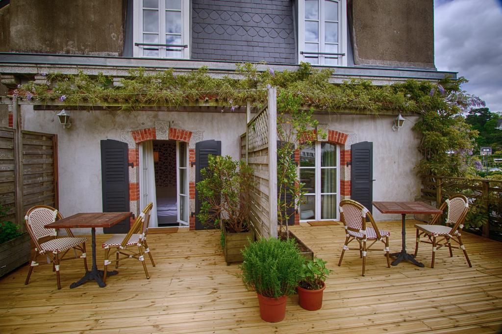 Hotel De Charme Les Mimosas Pont-Aven Camera foto